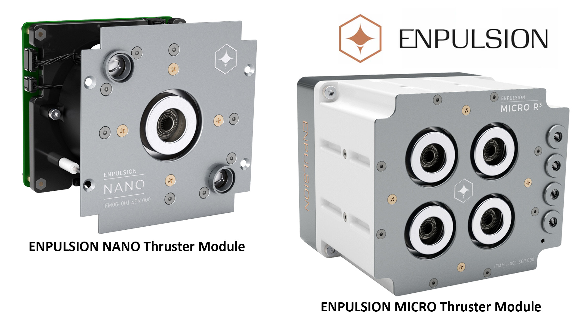 ENPULSION NANO and MICRO thruster modules